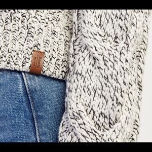 ROOTS snowy owl open cardigan (long)